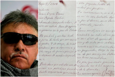 LA CARTA DICE EL MOTIVO…