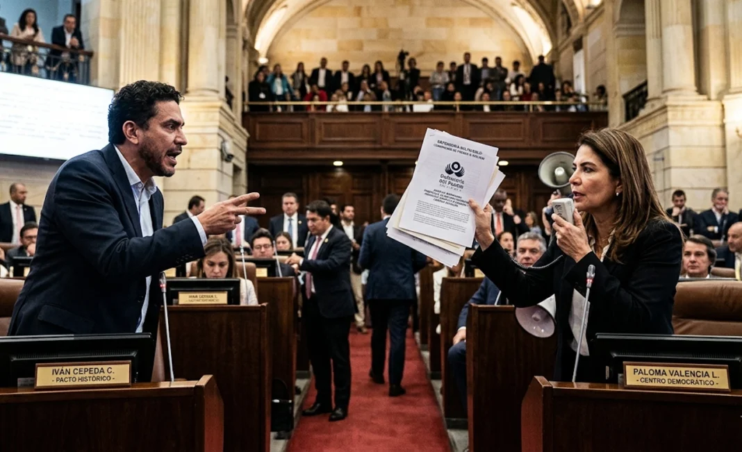 CONTINÚAN LOS CHOQUES EN EL SENADO CEPEDA VS VALENCIA